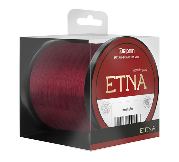 Волосінь Delphin ETNA коропова 1200 м бордова 0.261 мм 12 lbs