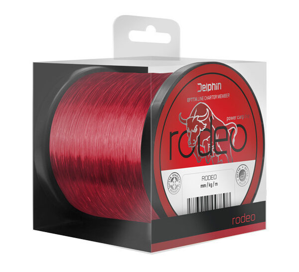 Волосінь Delphin RODEO коропова 1100 м червона 0.35 мм 23 lbs