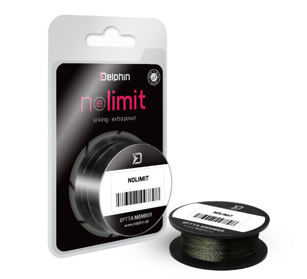 FIN NOLIMIT поводковий шнур 20 м 30 lb плетений 8 волокон швидко тоне