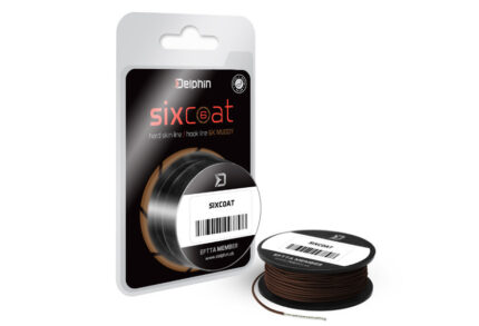 Delphin SIXCOAT Skin Line поводочний матеріал 13 м мул покриття 25 lb