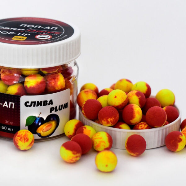 Попап Carp Drive Слива 10 мм плаваючий бойл поп ап