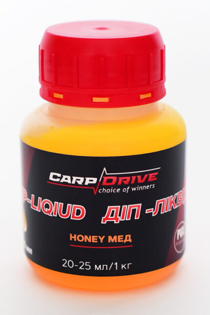 Діп ліквід Honey мед 100 мл Carp Drive для насадки бойлів поп ап