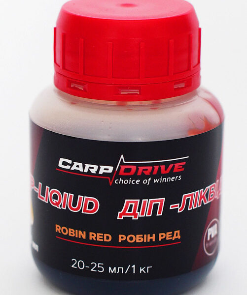 Діп ліквід Red Robin robin red робін ред 100 мл Carp Drive для насадки бойлів