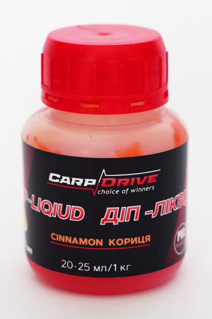 Діп ліквід Carp Drive Cinnamon кориця 100 мл дип для бойлів пелетсу зерна