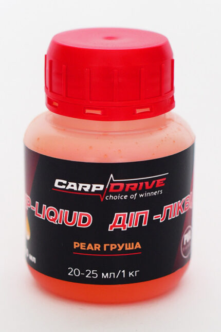 Діп ліквід Carp Drive Pear груша 100 мл дип для бойлів пелетсу зерна