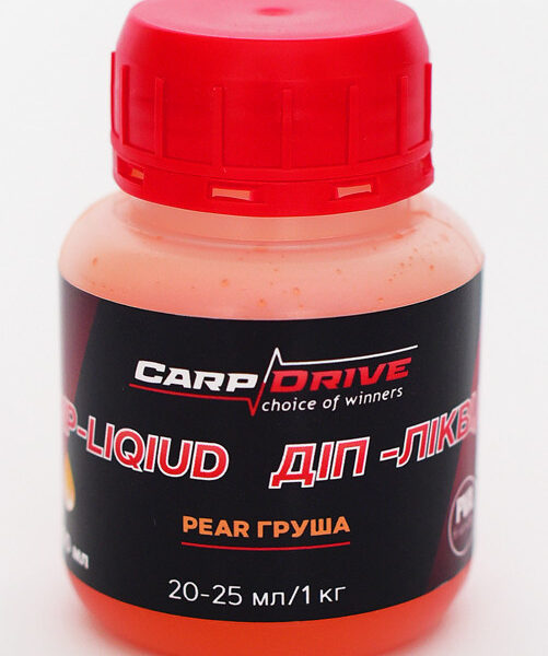 Діп ліквід Carp Drive Pear груша 100 мл дип для бойлів пелетсу зерна