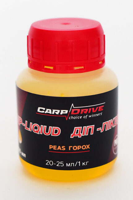 Діп ліквід Carp Drive Peas горох 100 мл дип для бойлів пелетсу зерна