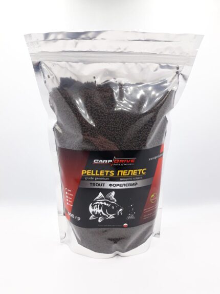 Пелетс Pellets Trout Форелевий Carp Drive 2 мм 900 г прикормка