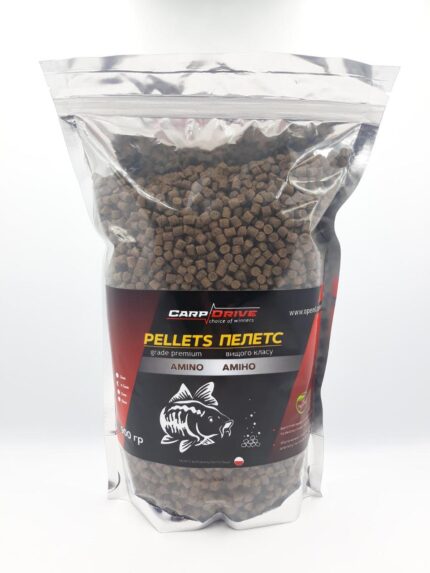 Пелетс Pellets Amino Аміно Carp Drive 4 5 мм 900 г прикормка
