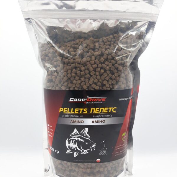 Пелетс Pellets Amino Аміно Carp Drive 4 5 мм 900 г прикормка