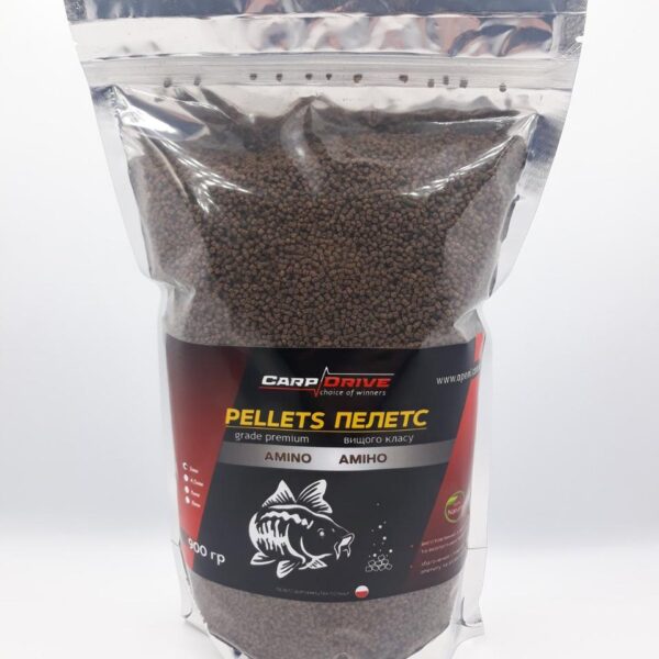 Пелетс Pellets Amino Аміно Carp Drive 2 мм 900 г прикормка
