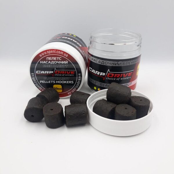 Пелети насадок Black Premium Halibut преміум 20 мм 100 г на волос Carp Drive
