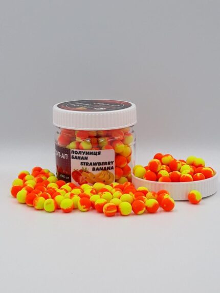 Поп ап Carp Drive Полуниця Банан 8 мм 30 г плаваючий бойл