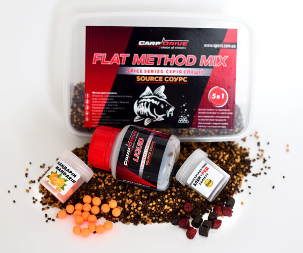 Carp Drive Source Соурс пелети флет метод мікс 5в1 400 г 2 мм