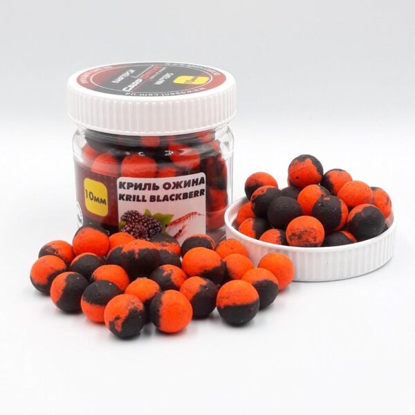 Бойл вафтерс Кріль Ожина Krill Blackberry 10 мм Carp Drive збалансована плавучість насадка короп амур
