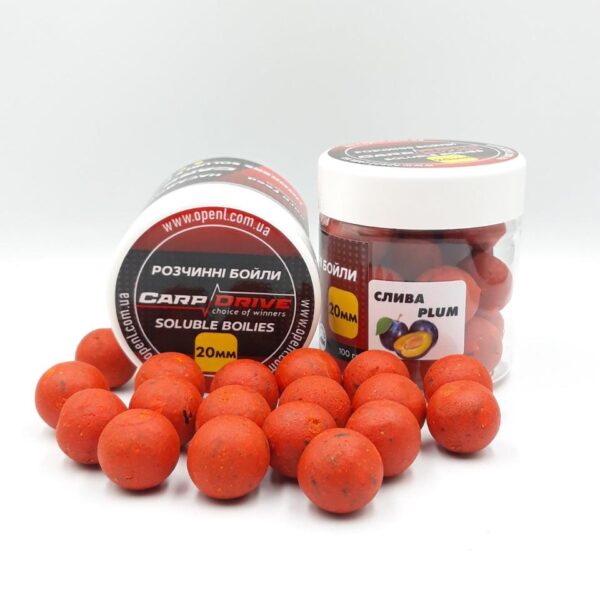 Carp Drive бойли розчинні насадкові порошать Сливи Plum 20 мм 100 г