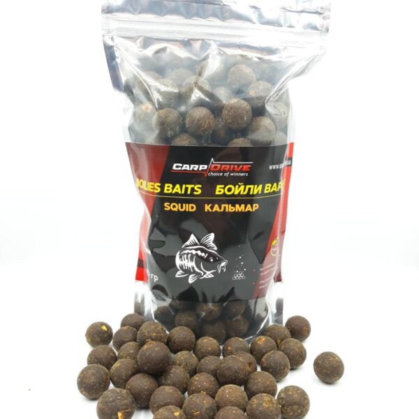 Бойли варені Кальмар Squid 18 мм 500 г коропові