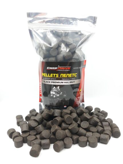 Пелетс Carp Drive Black Premium Halibut нова упаковка 14 мм 500 г