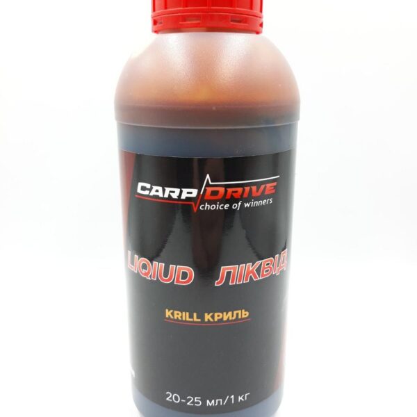 Ліквід Кріль Krill Carp Drive 500 мл аміно бустер для прикормки короп PVA