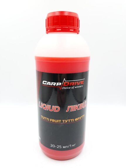 Ліквід Тутті Фрутті Tutti Fruit Carp Drive 500 мл аміно бустер для прикормки короп PVA