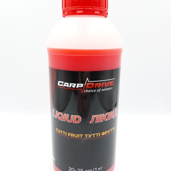 Ліквід Тутті Фрутті Tutti Fruit Carp Drive 500 мл аміно бустер для прикормки короп PVA