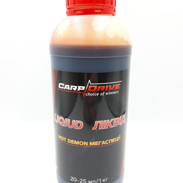 Ліквід Мегаспеции Hot Demon Carp Drive 500 мл аміно бустер для прикормки короп PVA