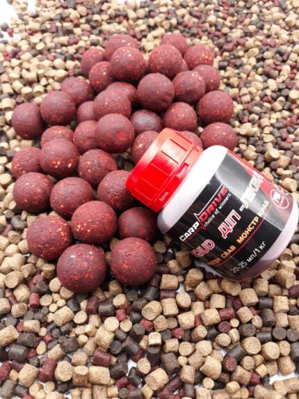 Набір для добової риболовлі в холодній воді осінь весна Monstr Crab Carp Drive бойли пелети ліквід