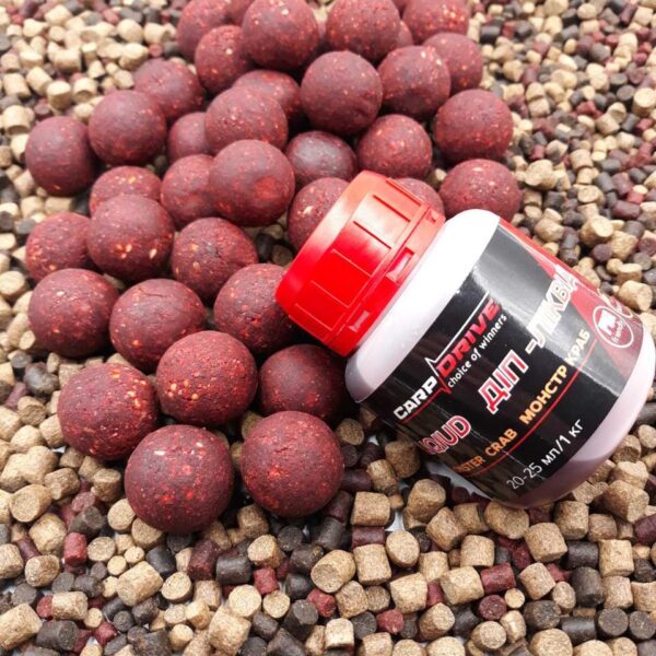 Набір для добової риболовлі в холодній воді осінь весна Monstr Crab Carp Drive бойли пелети ліквід