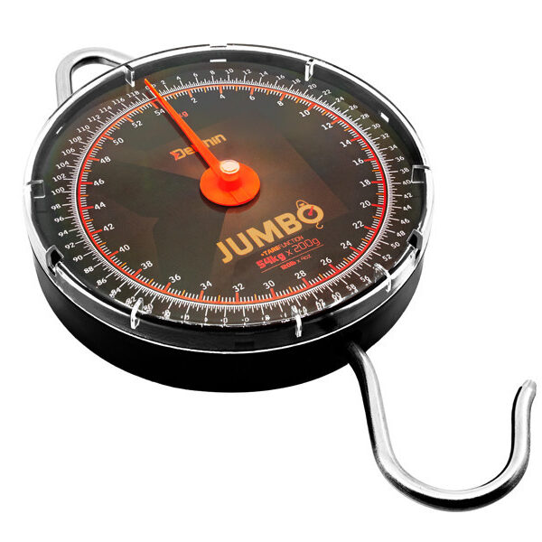 Ваги механічні Delphin JUMBO до 54 кг шкала кг lb міцна металева ручка