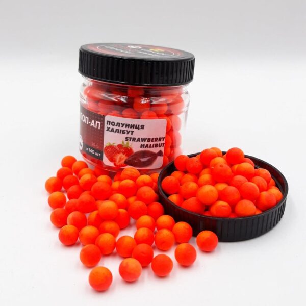 Попап Carp Drive Полуниця Халібут Strawberry Halibut 8 мм плаваюча насадка короп