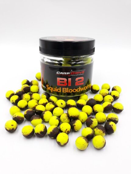 Насадка Balance Bi 2 вафтерси Squid Bloodworm 12 мм Carp Drive жовтий