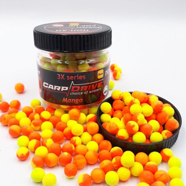 Carp Drive поп ап Mango серія 3X 8 мм набір 3 двоколірні