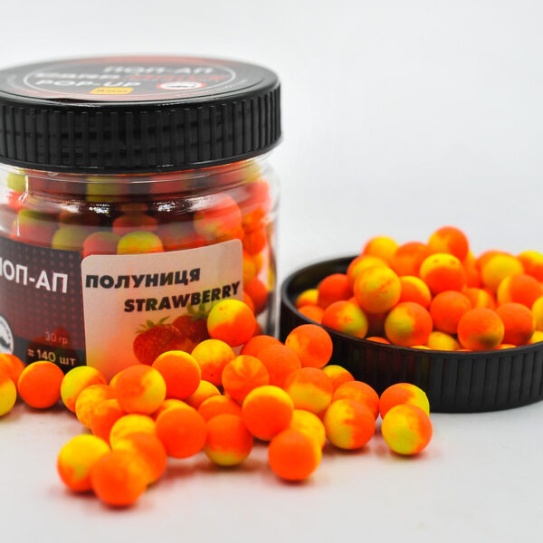 Попап Полуниця Strawberries Carp Drive 8 мм плаваючі бойли