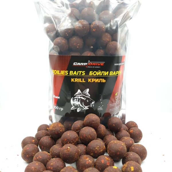 Бойли варені Carp Drive преміум Кріль Krill 24 мм 900 г
