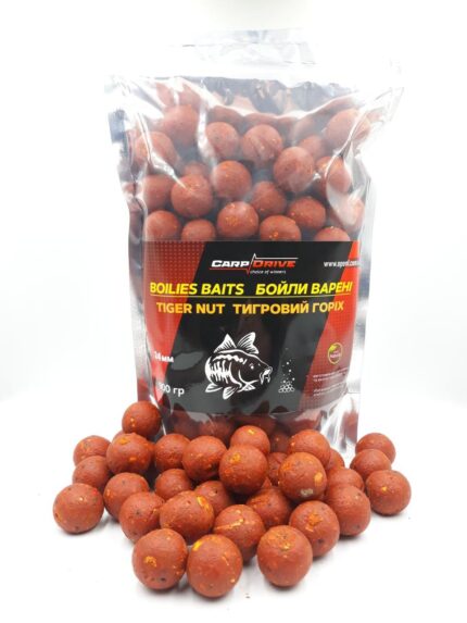 Бойли варені Carp Drive Tiger Nut 24 мм 900 г прикорм для коропа та амура