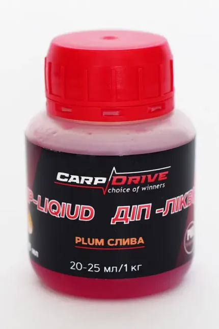 Діп ліквід Carp Drive Plum слива 100 мл ліквід атрактант для прикормки та насадки