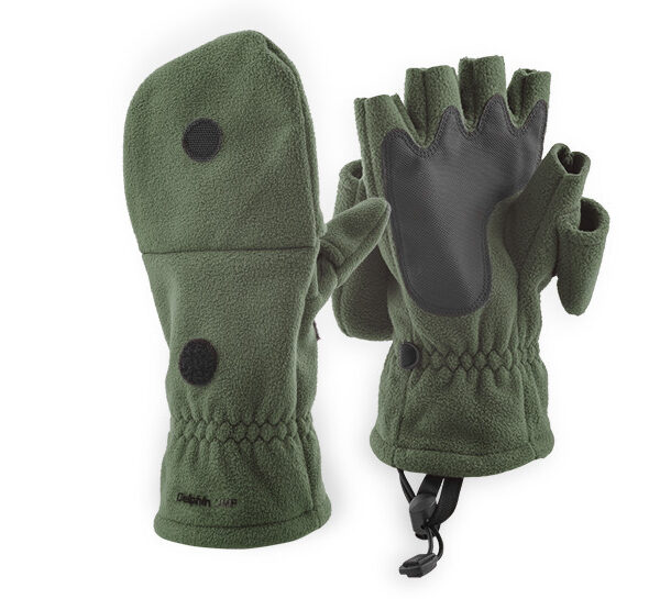 Рукавиці флісові Delphin CAMPER сенсорний екран липучка на запясті