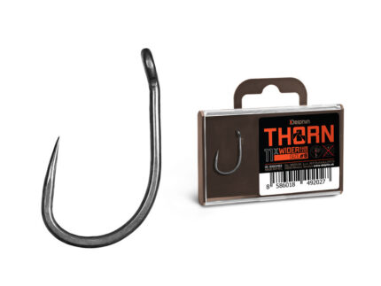Delphin THORN Wider Barbless 11x коропові гачки безборідні широкий зазор TitanX розмір 8