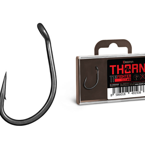 Delphin THORN Fighter 11x гачки коропові для річки розмір 8