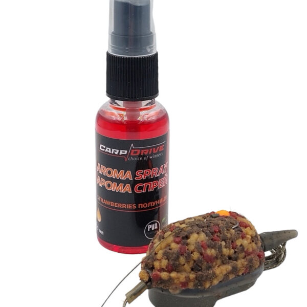 Арома спрей Strawberry Carp Drive 30 мл активатор новинка 2024