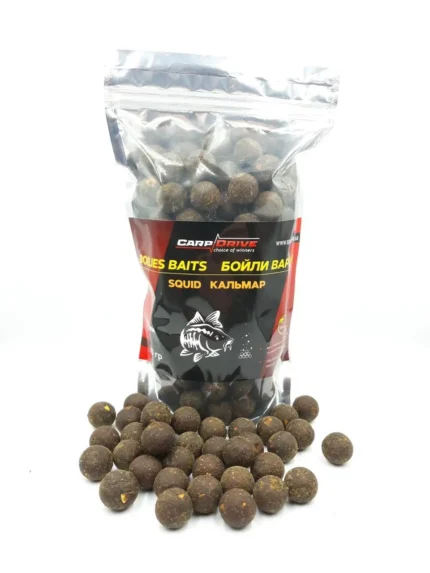 Бойли варені прикормочні 24 мм Кальмар Squid Carp Drive 900 г преміум