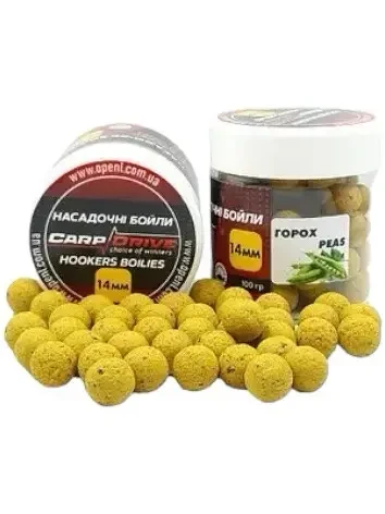Насадкові бойли Carp Drive Горох (Peas) 14мм 100г