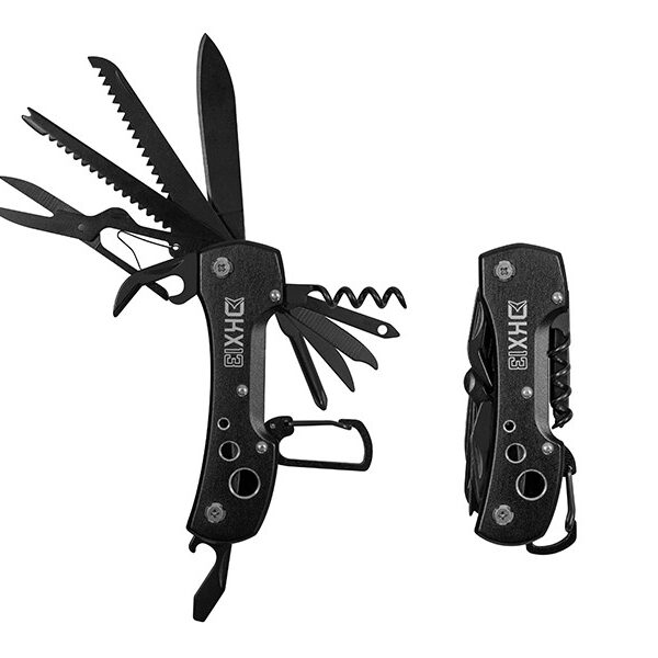 Delphin KNIFEX13 ніж кишеньковий мультитул 13 функцій нержавіюча сталь кліпса