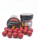 Бойли розчинні насадочні Carp Drive Полуниця Халібут 20 мм 100 г пилячі преміум