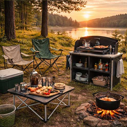 Меблі та посуд