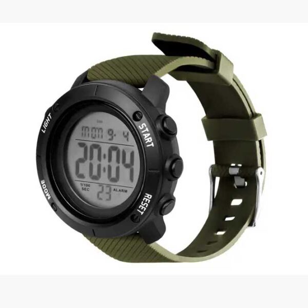 Електронний годинник Delphin WADER водонепроникний 50 м будильник підсвітка 45 мм