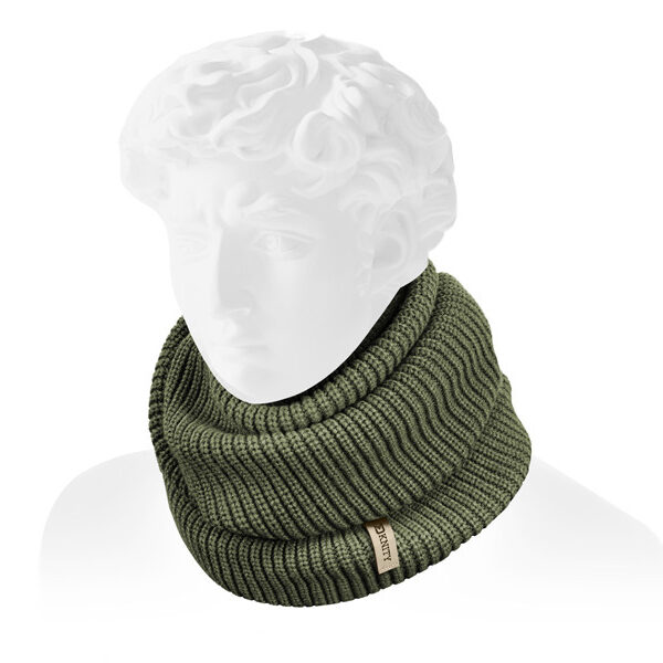 Стильний шарф Delphin Scarf KNITY бавовна 100 64 см 30 см теплий баф