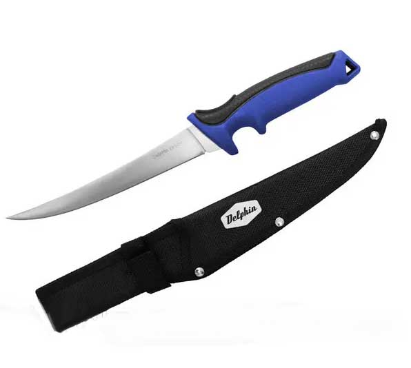 Ніж для філе Delphin ERGONO лезо 180 мм нержавіюча сталь чохол