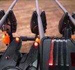Набір сигналізаторів клювання Fox RX Plus 4 rod set пейджер Colour Sync day night тест дальності 2 5 мм power out - Зображення 2