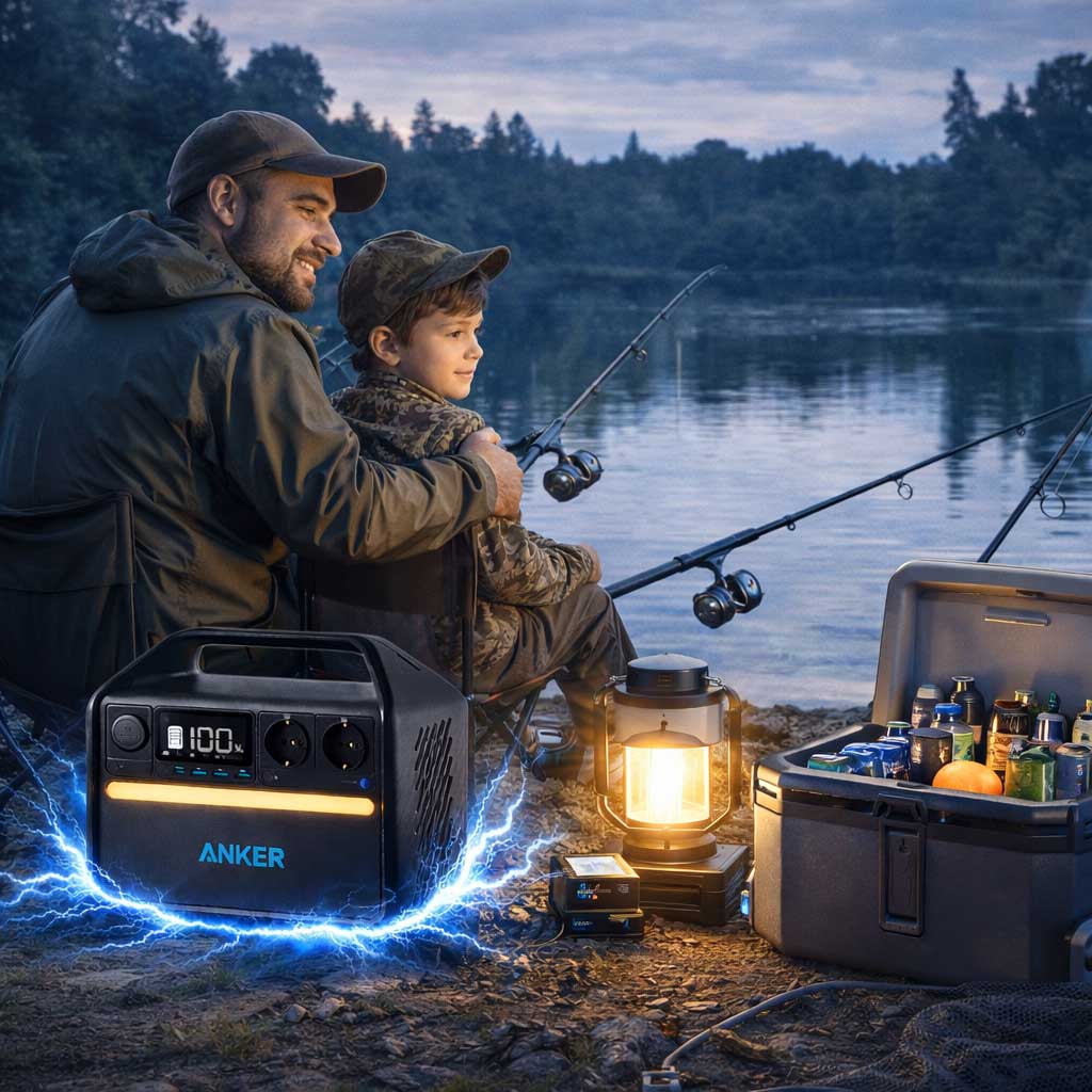 Anker 535 Power House LiFePO4 Anker 535 Power House LiFePO4 використання на риболовлі